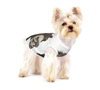 Divertidas camisas para perros con diseño de burro, ropa para mascotas, camiseta de algodón sin mangas, suave y transpirable para mascotas pequeñas