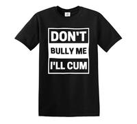 Divertidas camisetas para hombre, diseño de broma, ropa de cumpleaños, Don't Bully Me, S
