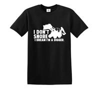 Divertidas camisetas para hombre, diseño de broma, ropa de cumpleaños, I Don't Snore, S