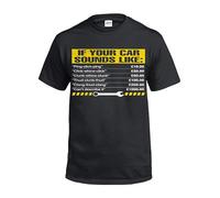 Divertidas camisetas para hombre, ropa de broma, regalo de cumpleaños, Navidad, fiesta, novedosa camiseta, Si tu coche suena como, 3XL
