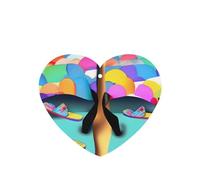 Divertidas chanclas con diseño de sandalias artísticas, 10 piezas de ambientador de coche, hojas fragantes, accesorios para colgar en el coche con cuerdas para decoración
