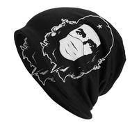 Divertidas Che Guevara Skullies Gorros Gorros Hombres Mujeres Unisex Invierno Cálido Sombrero Tejido Adulto Cuba Revolución Cubana Gorros Sombreros Sombrero