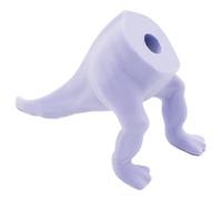 Divertidas de pasta de dientes: exprimidor de silicona de dinosaurio que hace caca, material duradero de calidad alimentaria, diseño de cierre automático | Tapa de pasta de dientes creativa para