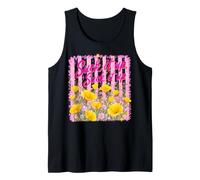 Divertidas Flores con Forma de ranúnculo Suck it Up para Mujer, diseño Preppy Camiseta sin Mangas