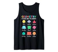 Divertidas formas geométricas: humor matemático para profesores y estudiantes Camiseta sin Mangas