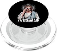 Divertidas Gafas de Sol Modernas con halo y diseño humorístico PopSockets PopGrip para MagSafe