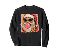 Divertidas Gafas de Sol Retro de Papá Noel Navidad Bubble Gum Sudadera