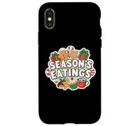 Divertidas Galletas navideñas de Season's Eating, Caramelos para niños Carcasa para iPhone X/XS