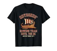 Divertidas Ideas para Disfraces grupales de Odysseus Rowing Team The Odyssey Camiseta gráfica económica, Hombre, Negro, M