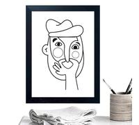 Divertidas imágenes de baño, póster moderno de mal olor de 12 x 16 pulgadas, fotos de baño para pared, para hogar, oficina, hotel, granja, restaurante, ducha, inodoro