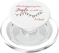 Divertidas Luces de Canto de Navidad PopSockets PopGrip para MagSafe