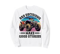 Divertidas Malas Decisiones Buenas Historias Cuatro Ruedas Quad UTV SxS Sudadera