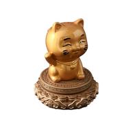divertidas mascotas de té， Adorno de gato de la suerte giratorio que cambia de color, accesorio for juego de té, decoración de mesa for salón de té, regalos