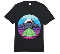 Divertidas Naves espaciales OVNI Ojo Que Todo lo ve Ufología Comfort Colors Adult Heavyweight T-Shirt
