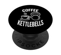 Divertidas Pesas Rusas de café con Frases Minimalistas PopSockets PopGrip Adhesivo