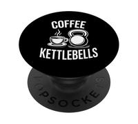 Divertidas Pesas Rusas de café con Frases Minimalistas PopSockets PopGrip Adhesivo