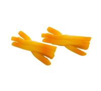 Divertidas pinzas para el pelo de patatas fritas simuladas para mujeres y niñas, lindas horquillas de pato accesorios para el cabello