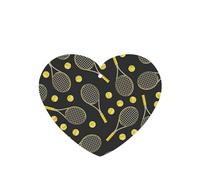 Divertidas raquetas de tenis y pelotas de tenis con impresión de 10 tarjetas ambientadoras para coche, hojas colgantes perfumadas para baño con cuerda
