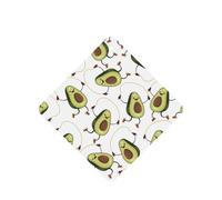 Divertidas tarjetas ambientadoras con estampado de aguacates de dibujos animados, 10 piezas, ambientador colgante para coche, hojas aromáticas para uso en coche