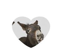 Divertidas tarjetas de ambientador de coche con estampado de burro, 10 hojas perfumadas para colgar