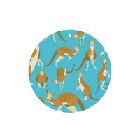 Divertidas tarjetas de ambientador de coche con estampado de canguro y zoológico, 10 hojas perfumadas para colgar