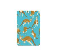 Divertidas tarjetas de ambientador de coche con estampado de canguro y zoológico, 10 hojas perfumadas para colgar