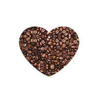 Divertidas tarjetas de ambientador de coche con estampado de granos de café tostado, 10 hojas perfumadas para colgar