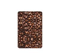 Divertidas tarjetas de ambientador de coche con estampado de granos de café tostado, 10 hojas perfumadas para colgar