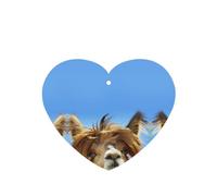 Divertidas tarjetas de ambientador de coche con estampado de llama de alpaca, 10 hojas perfumadas para colgar