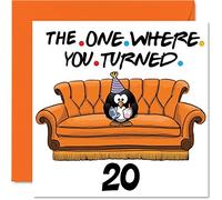 Stuff4 Divertidas tarjetas de cumpleaños 20 para hombres y mujeres, The One Whot, divertida tarjeta de cumpleaños para hijo, hija, hermano, hermana, nieto, nieta, sobrina, sobrino, tío, tarjetas de