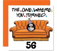 Divertidas tarjetas de cumpleaños 56 para hombres y mujeres, The One Whot, divertida tarjeta de cumpleaños para papá, mamá, abuelo, niñera, abuela, tío, tía, primo, amigo, tarjetas de felicitación,