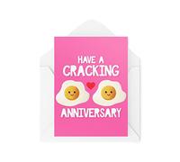 Divertidas tarjetas de felicitación novedosas | Tener un cumpleaños agrietado | Aniversario Mejor Amigo Novia Novio Bromas Bromas Divertidas | CBH1278