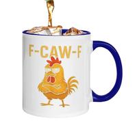 Divertidas tazas de café | Vasos de cerámica de pollo - Divertidas tazas de bebida novedosas - enemigos para hombres y mujeres, cumpleaños, hogar, oficina, escuela, dormitorio, leche fría caliente