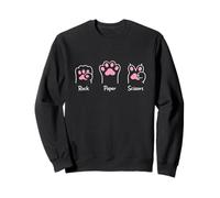 Divertidas Tijeras de Papel con diseño de Pata de Gato Adorable Sudadera