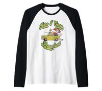 Divertidas Vacaciones Camping Senderismo RV Camper Beach Trip Camiseta Manga Raglan