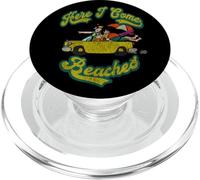 Divertidas Vacaciones Camping Senderismo RV Camper Beach Trip PopSockets PopGrip para MagSafe