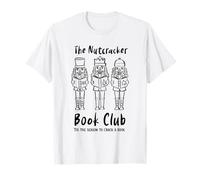Divertidas Vacaciones de Lectura navideña de The Nutcracker Book Club Camiseta