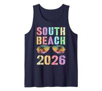 Divertidas Vacaciones de natación a South Beach 2026, Ideales para Toda la Familia Camiseta sin Mangas