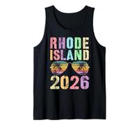 Divertidas Vacaciones en Rhode Island 2026 Las Mejores Mejores Amigas de Vacaciones de la Historia Camiseta sin Mangas