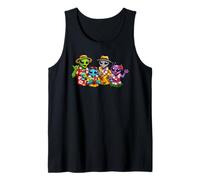 Divertidas Vacaciones Extraterrestres Hawaianas Camiseta sin Mangas
