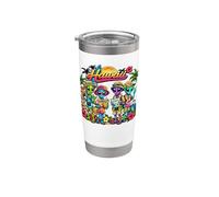 Divertidas vacaciones extraterrestres hawaianas, Hawái Vaso térmico de acero inoxidable de doble pared