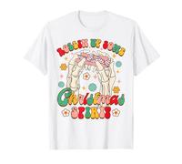 Divertidas Vibraciones navideñas de Navidad Rollin Up Some Christmas Spirit Camiseta