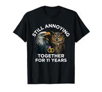 Divertido 11 Aniversario todavía Molesta Pareja 11 años Camiseta