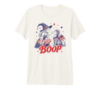 Divertido 4 de Julio Boop Cute Witch Baby Dragon Patriotic USA Camiseta Premium