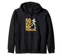 Divertido: 50 Millas, no Hay Problema en Decir Ultra Runner Sudadera con Capucha