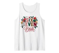 Divertido 67 Bruh Suéter Feo de Navidad Broma 6 7 Holiday Gen Camiseta sin Mangas