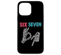 Divertido 67 Ice Cream Drip Meme Six Seven Gen Alpha Slang Carcasa para iPhone 13 Pro MAX