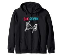 Divertido 67 Ice Cream Drip Meme Six Seven Gen Alpha Slang Sudadera con Capucha