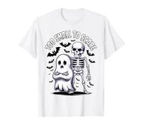 Divertido a pequeño para asustar esqueleto lindo Halloween Camiseta