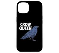 Divertido abanico gótico de naturaleza gótica con forma de reina de pájaro, cuervo y vida silvestre Carcasa para iPhone 13